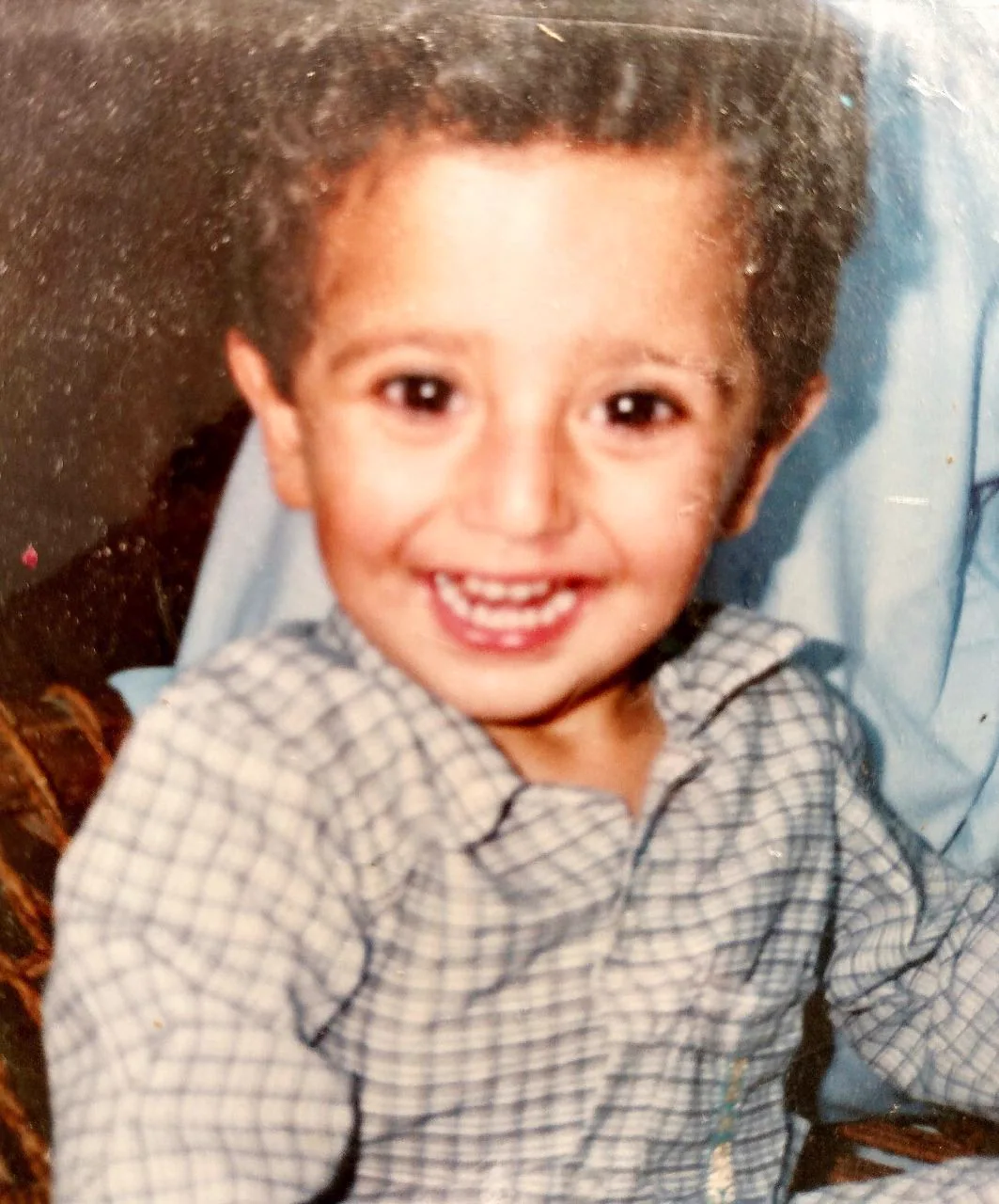 Arbaz as a child